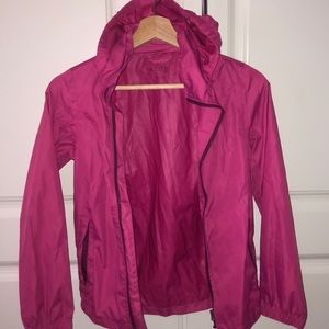 Pink windbreaker